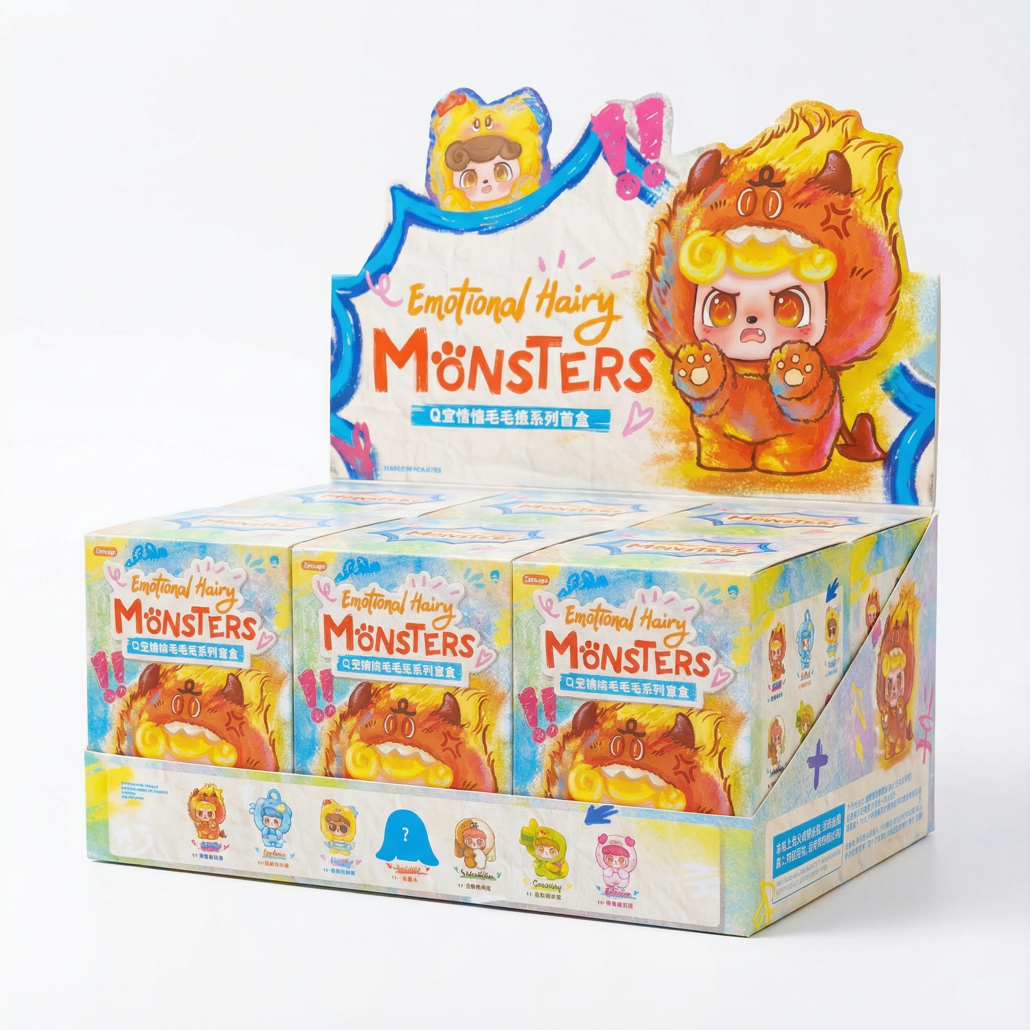 Monstruos peludos emocionales - JoToys