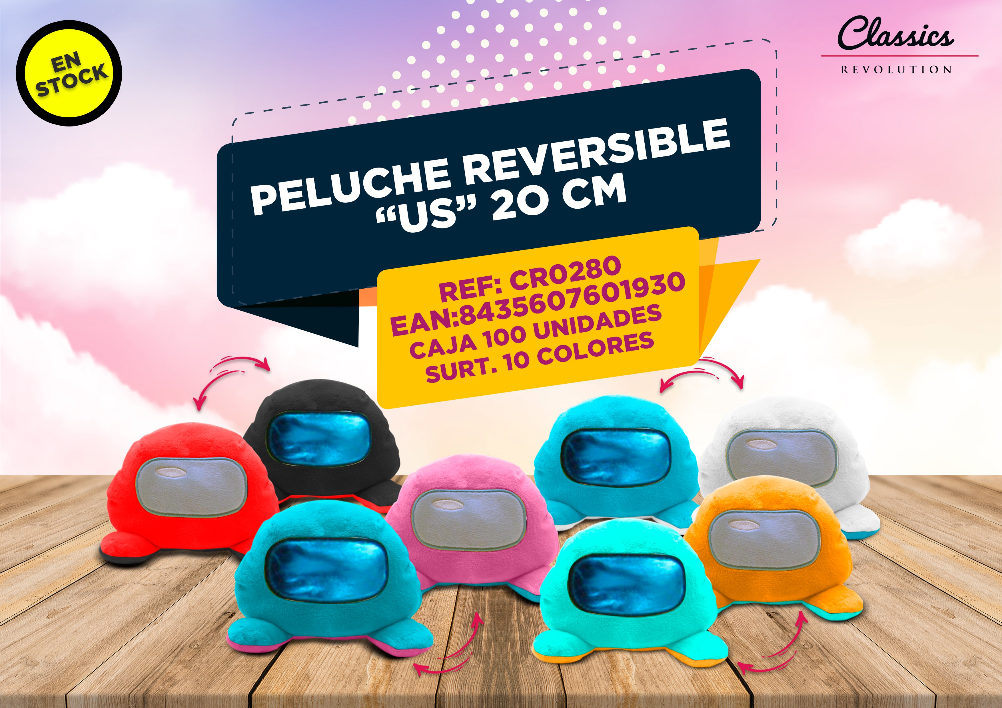 AMONG US SURTIDO CAJA 100 PCS