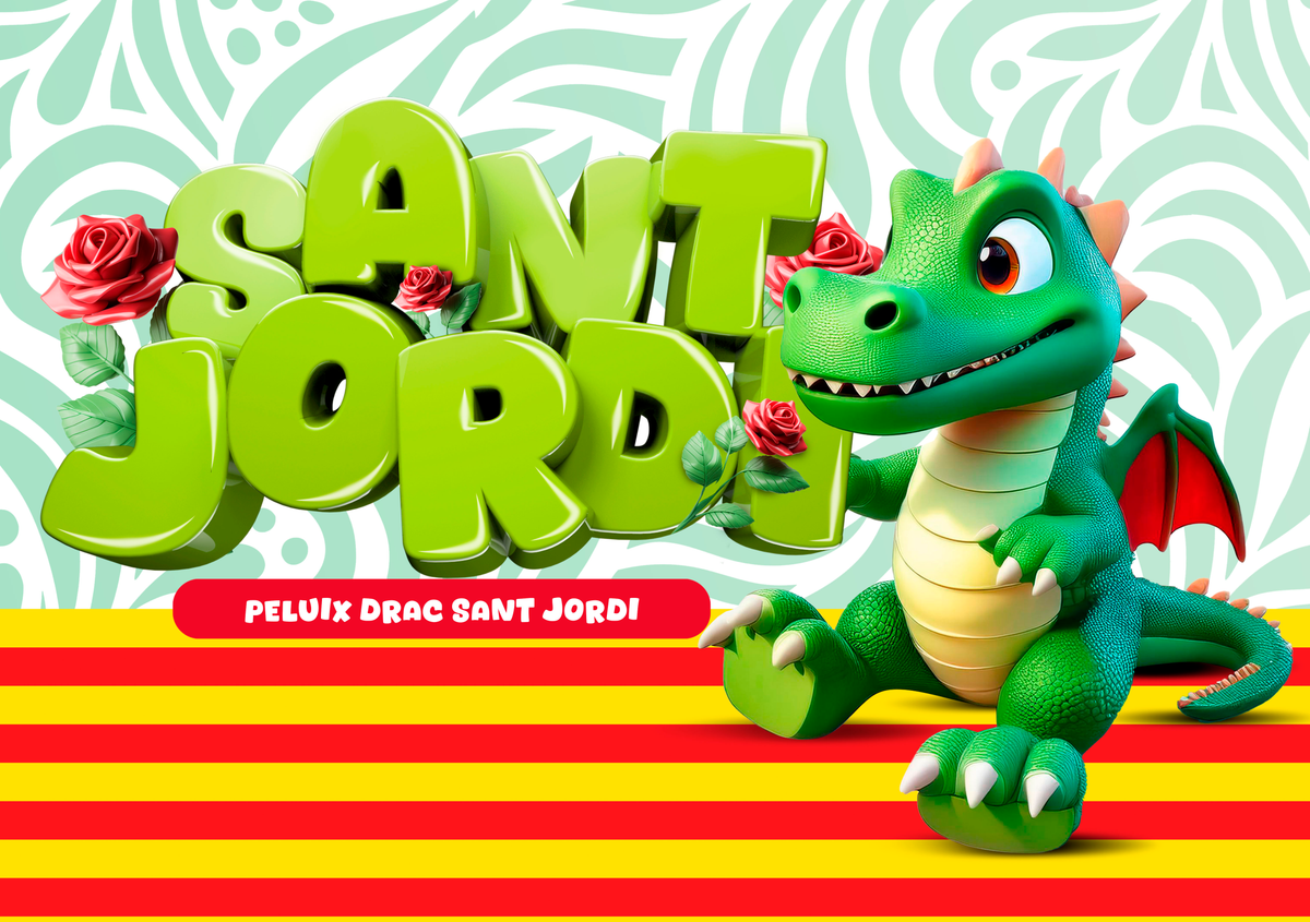Peluche Dragon St Jordi